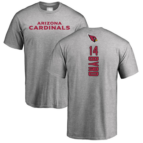 Arizona Cardinals Men Ash Damiere Byrd Backer NFL Football #14 T Shirt->arizona cardinals->NFL Jersey